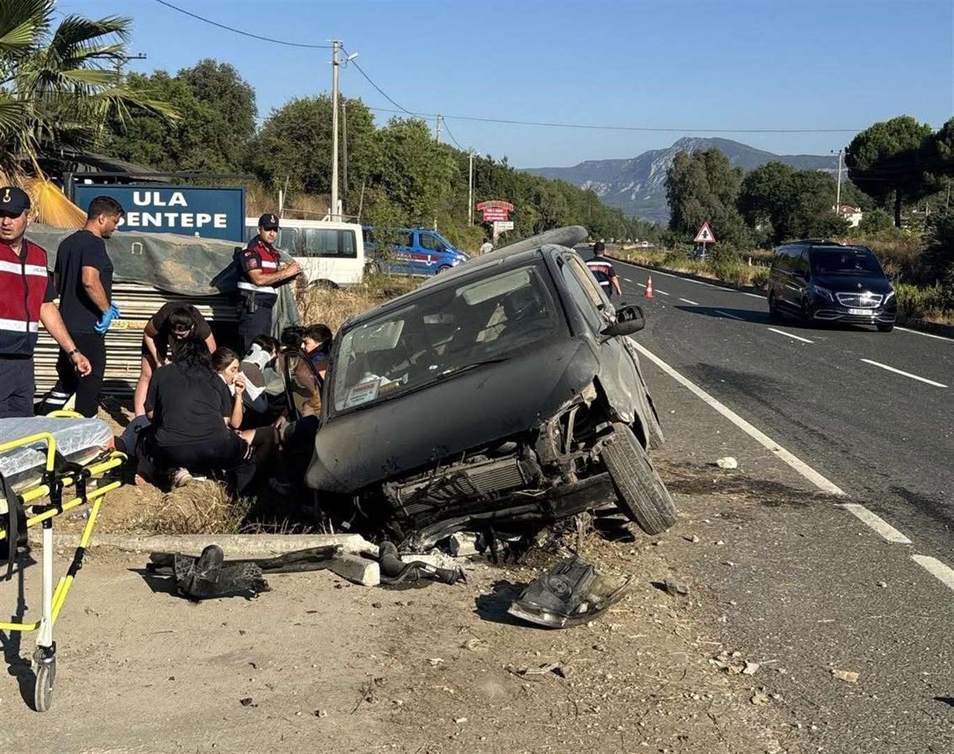 Ula'da kaza: 7 yaralı haberi